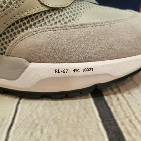 Polo Ralph Lauren Men's Jogger Suede & Mesh Sneaker - Picture 6 of 9